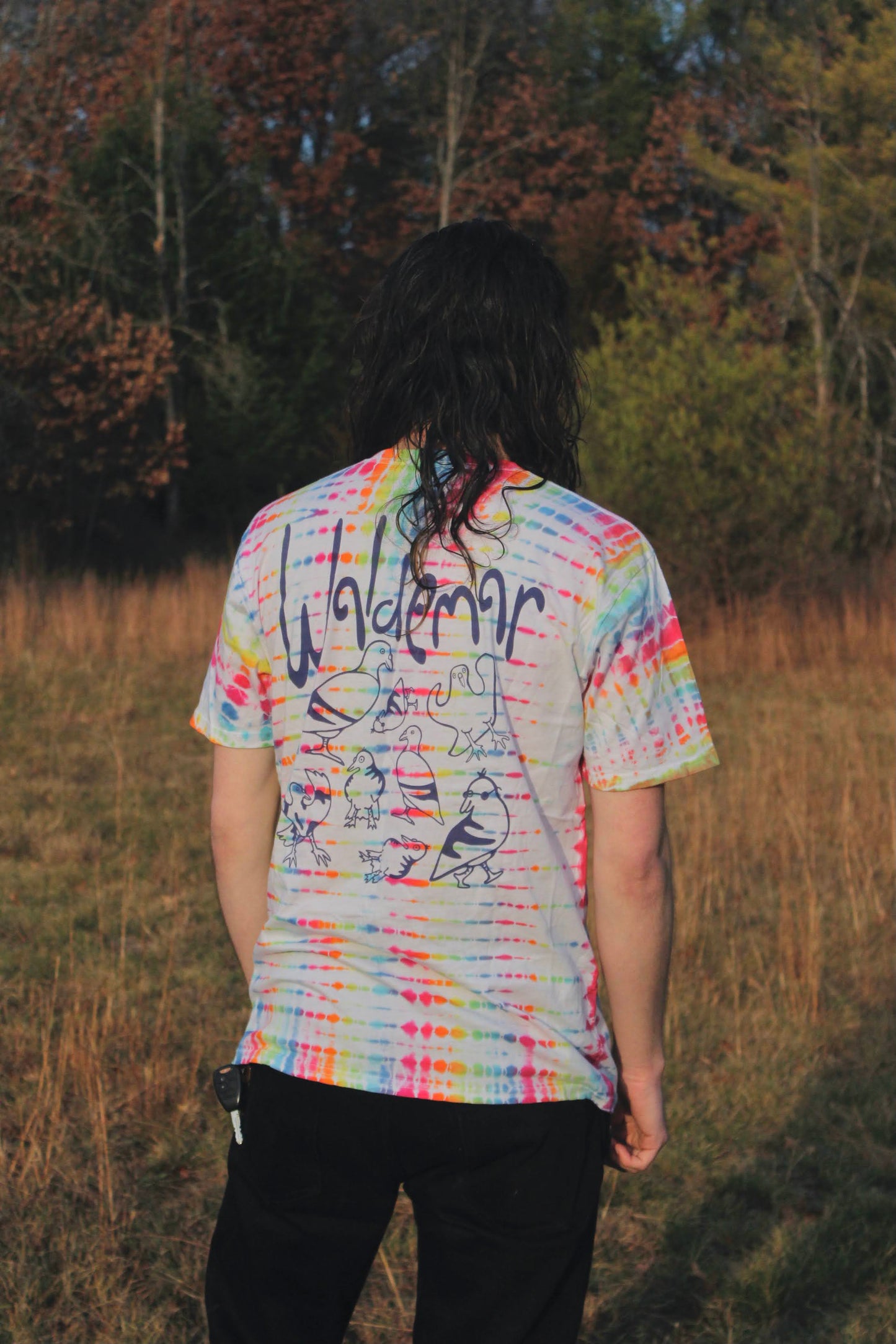 Hand Tie-Dyed Birdy T-Shirt