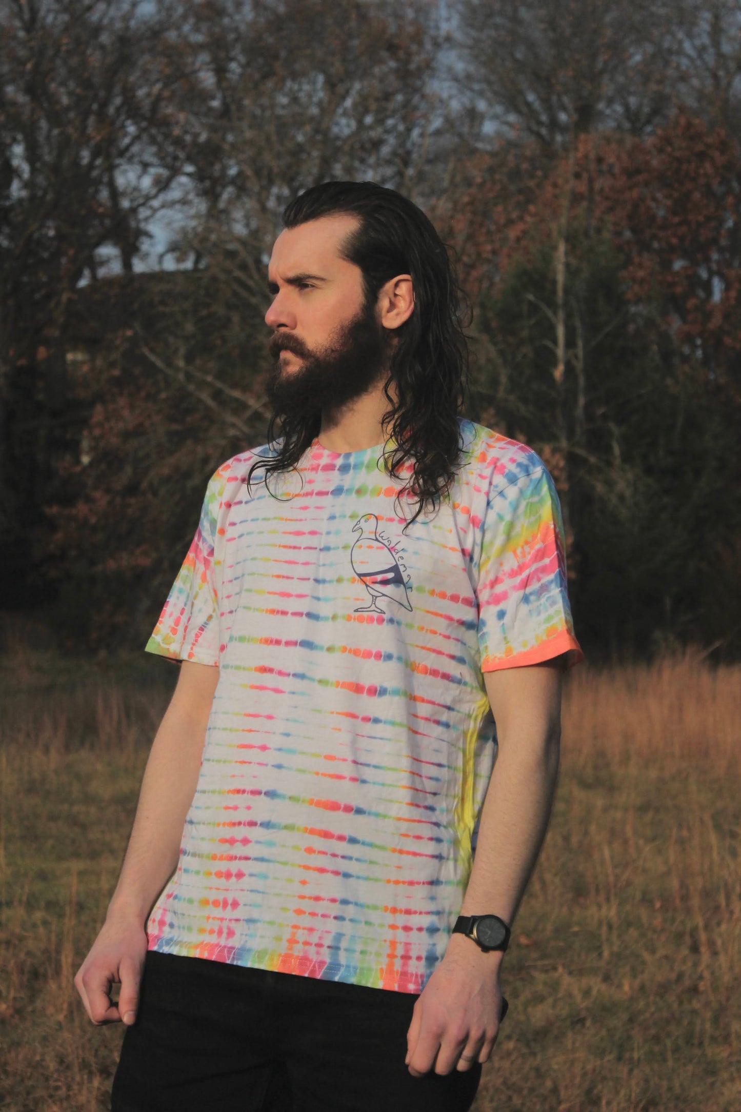 Hand Tie-Dyed Birdy T-Shirt