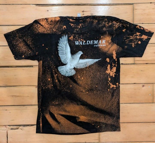 Hand Bleached Pigeon Pocket T-Shirt