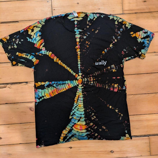 Hand Tie-Dyed Pigeon Pocket T-Shirt