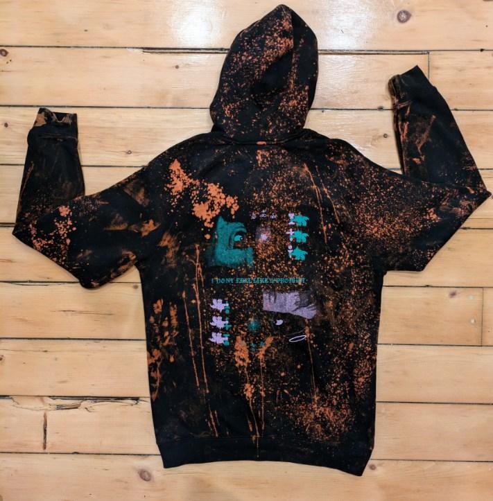 Hand Bleached Prophet Pullover Hoodie